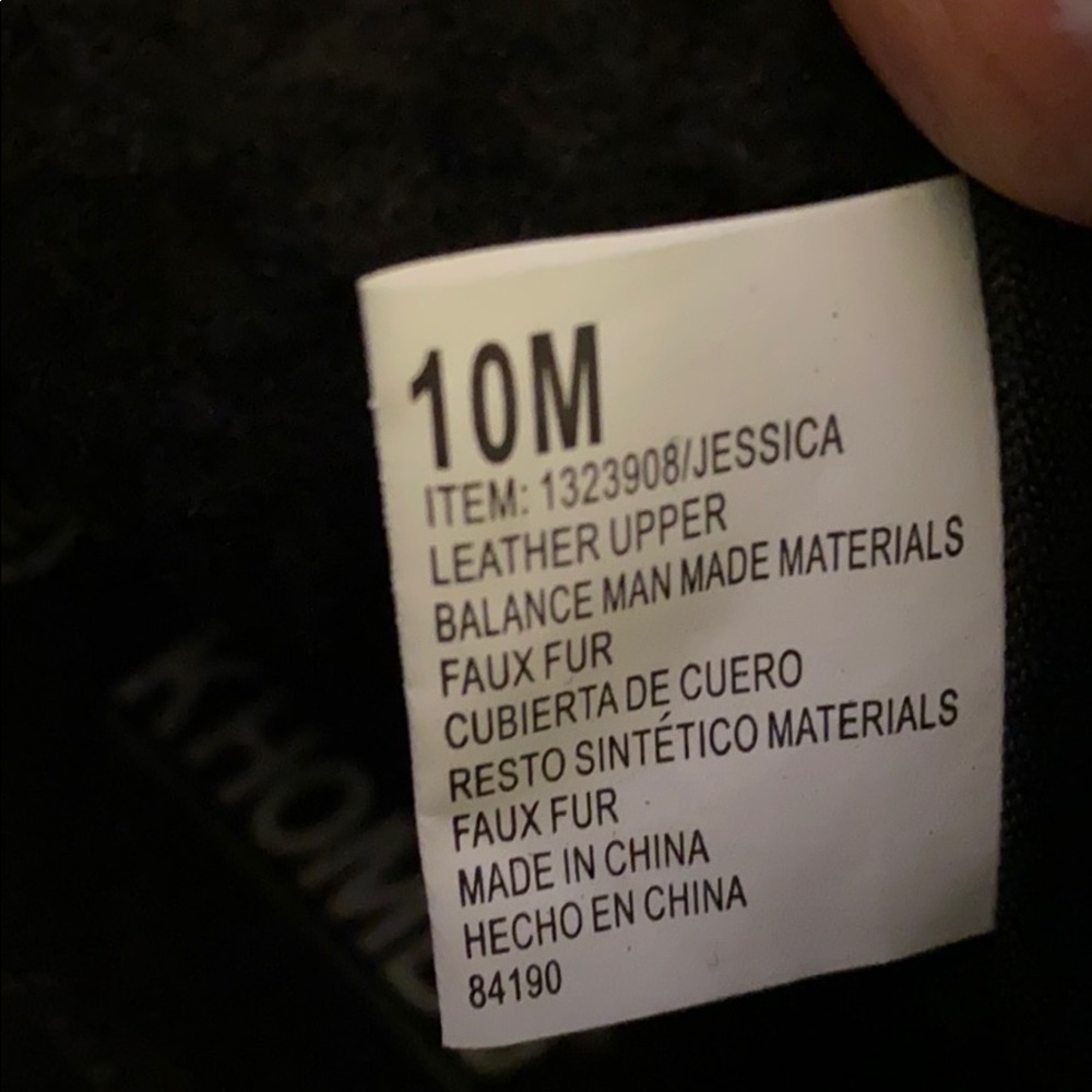 Black suede KHOMBU - Picture 4 of 9
